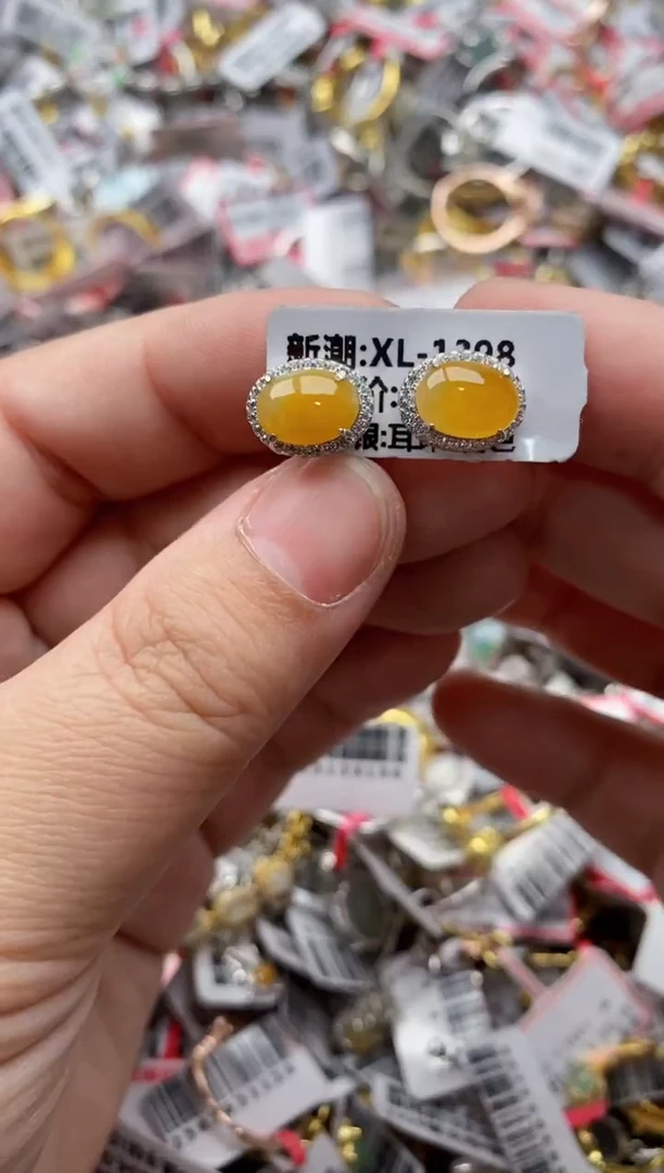 【闪购商品】翡翠戒指银S925镶嵌44444---6