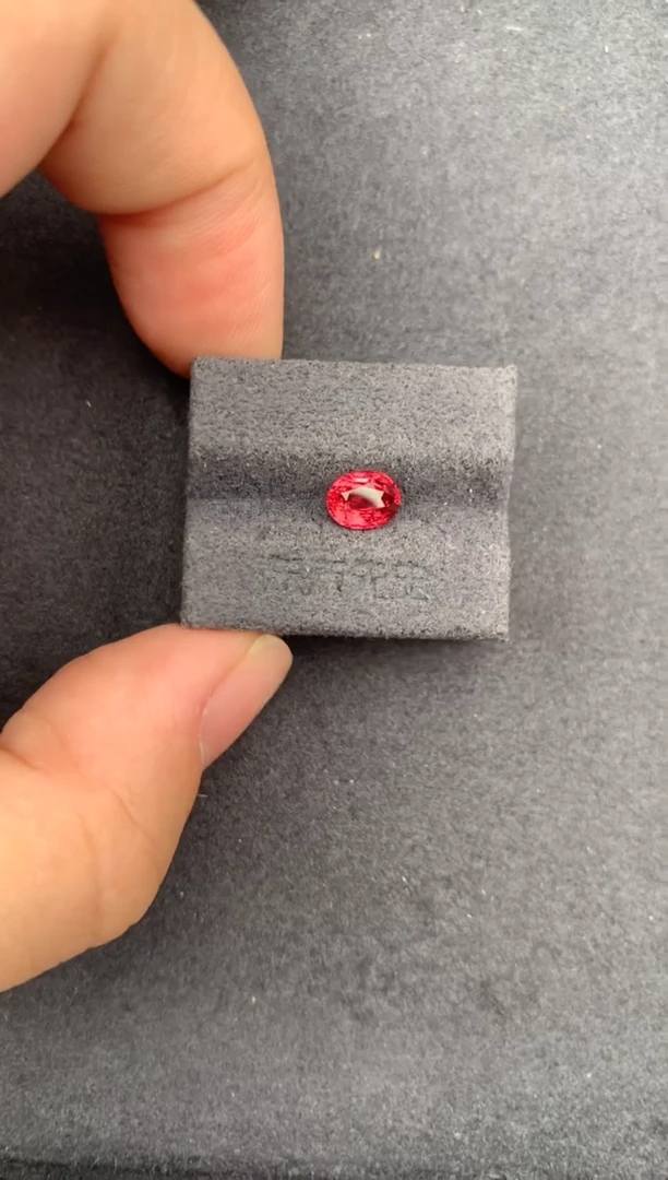 裸石尖晶石1ct粉尖晶 GE 定制