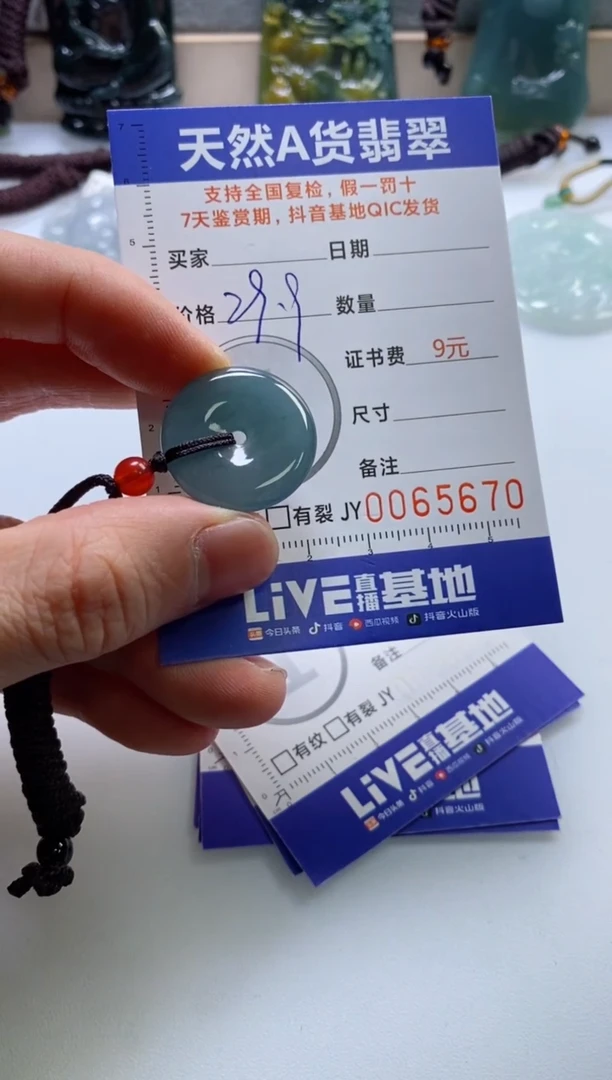 【闪购商品】翡翠挂件未镶嵌