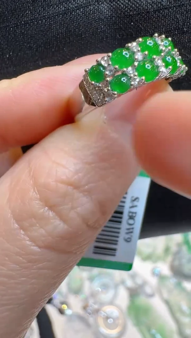 【闪购商品】翡翠戒指18K金镶嵌多样性团购发一件