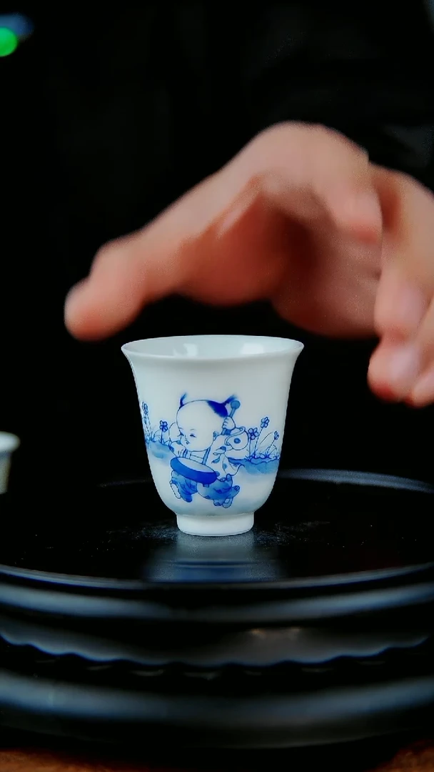 【闪购商品】杯子景德镇手工手绘至臻方远