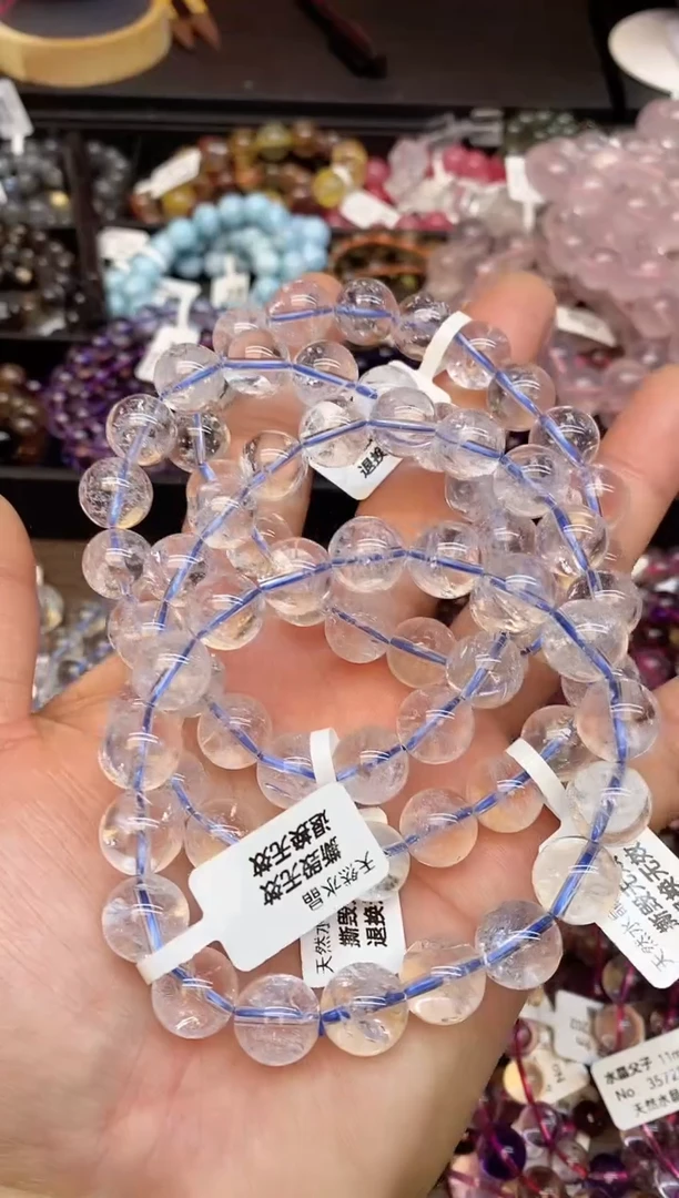 【闪购商品】水晶手链未镶嵌A3 白阿赛 11mm