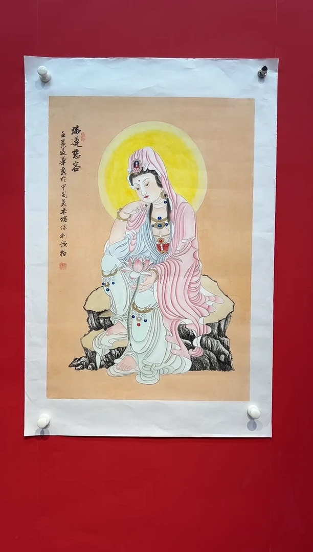 国画画家陆远华纯手绘原作