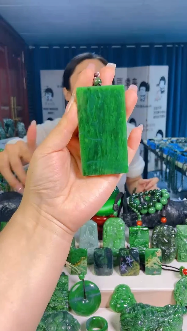 和田玉未镶嵌挂件1