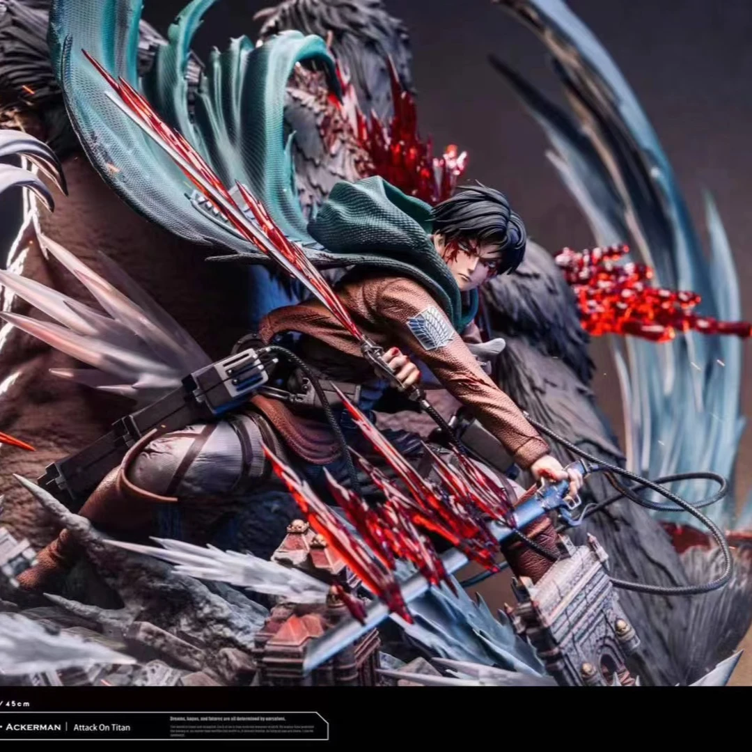 YYGKHZ阿克曼利威尔兵长vs吉克进击的巨人手办