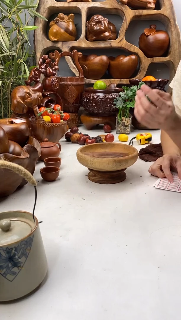 香樟木A26微瑕带底圆盘/尺寸