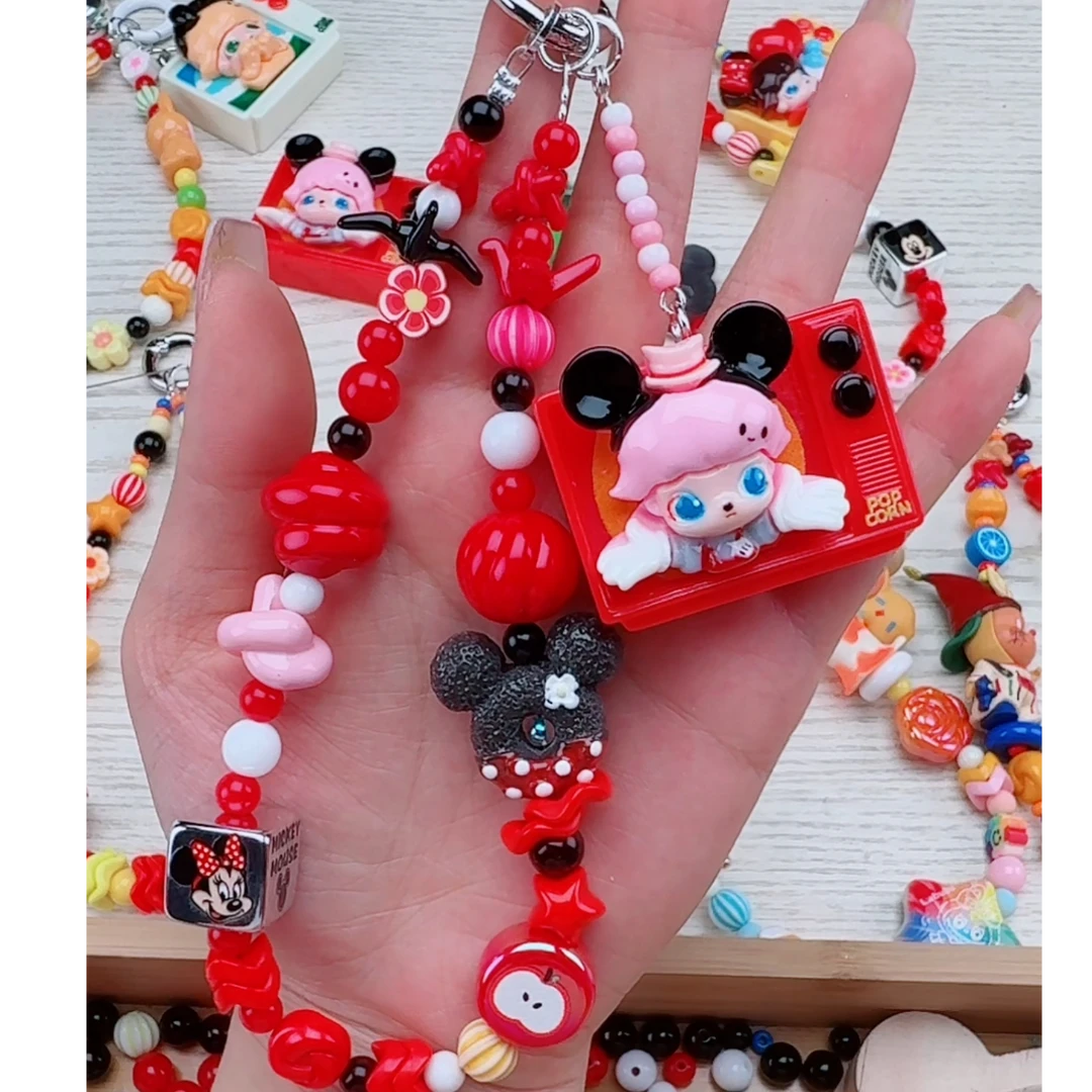 DIY亚克力小配件亚克力珠子手机链串珠