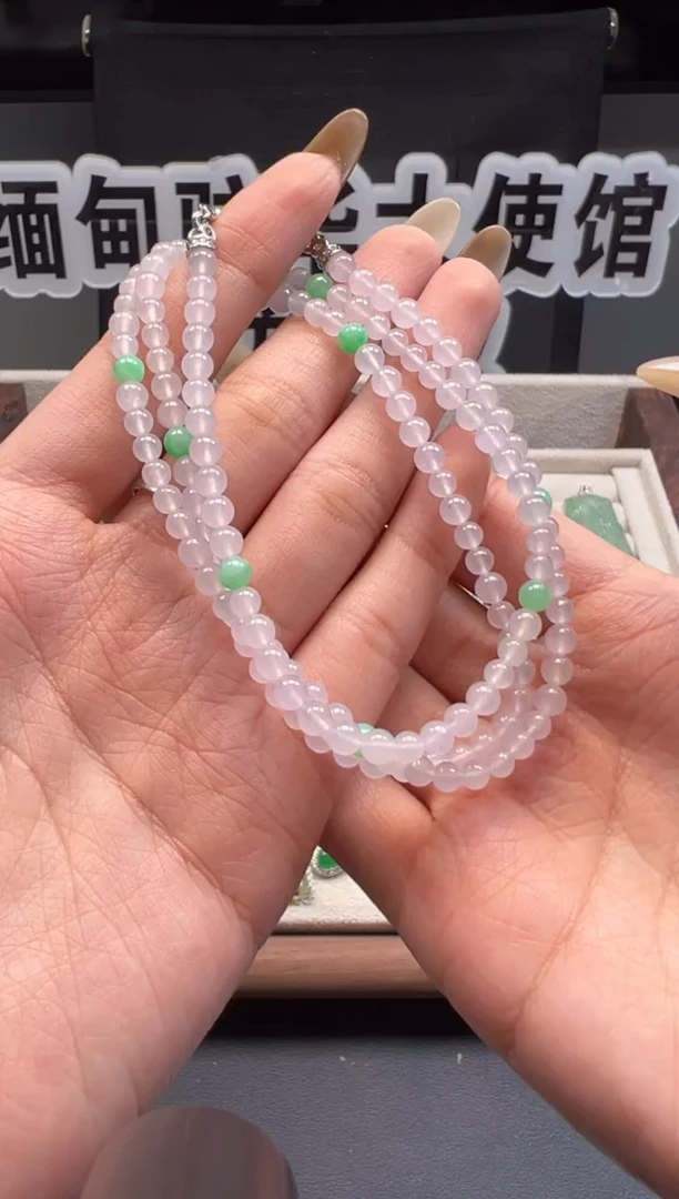 未镶嵌手串翡翠 缅甸珠宝严选