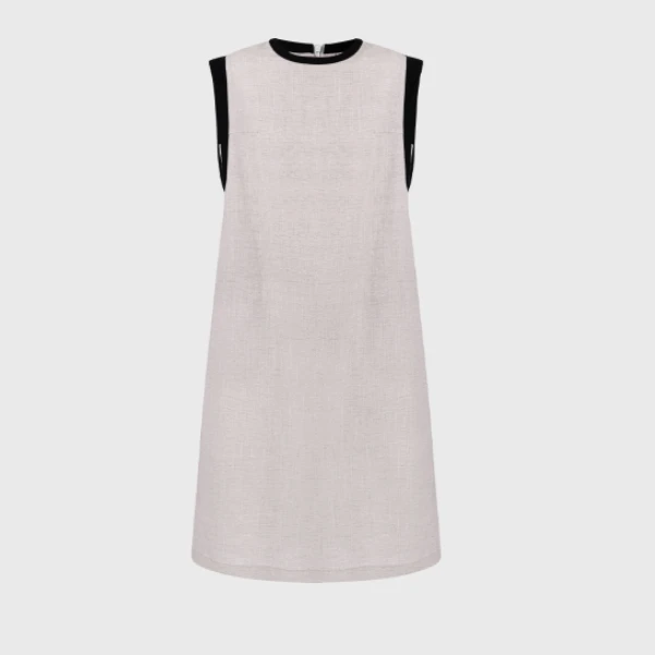 【芙蓉】莱赛尔天丝+亚麻 简约设计师女装连衣裙BL2001-M2