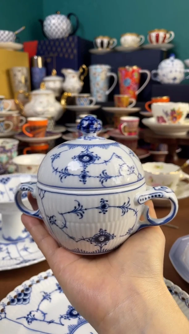 高端礼品（RC家）小炖盅蓝色-XY