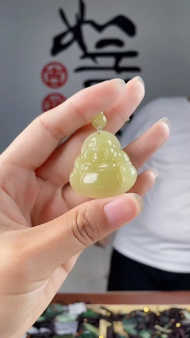 和田玉未镶嵌颈饰拍一发一，多样性发货