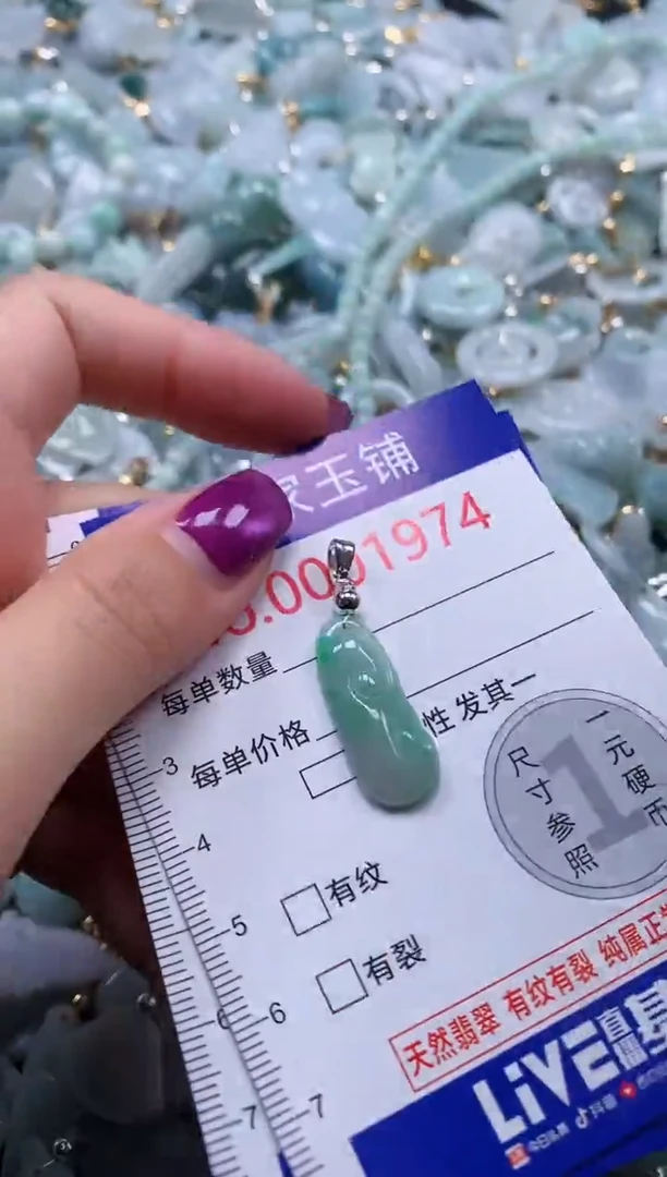 颈饰未镶嵌翡翠1974