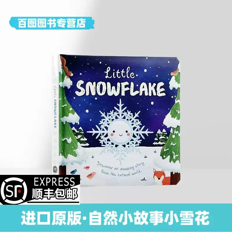 英文原版Nature Stories: Little Snowflake自然故事：小雪花