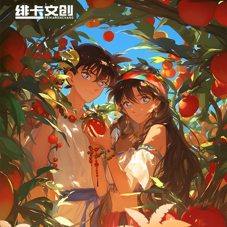 【激活角色】绯卡文创 原始部落名侦探柯南系列A6色纸 二创默认代拆