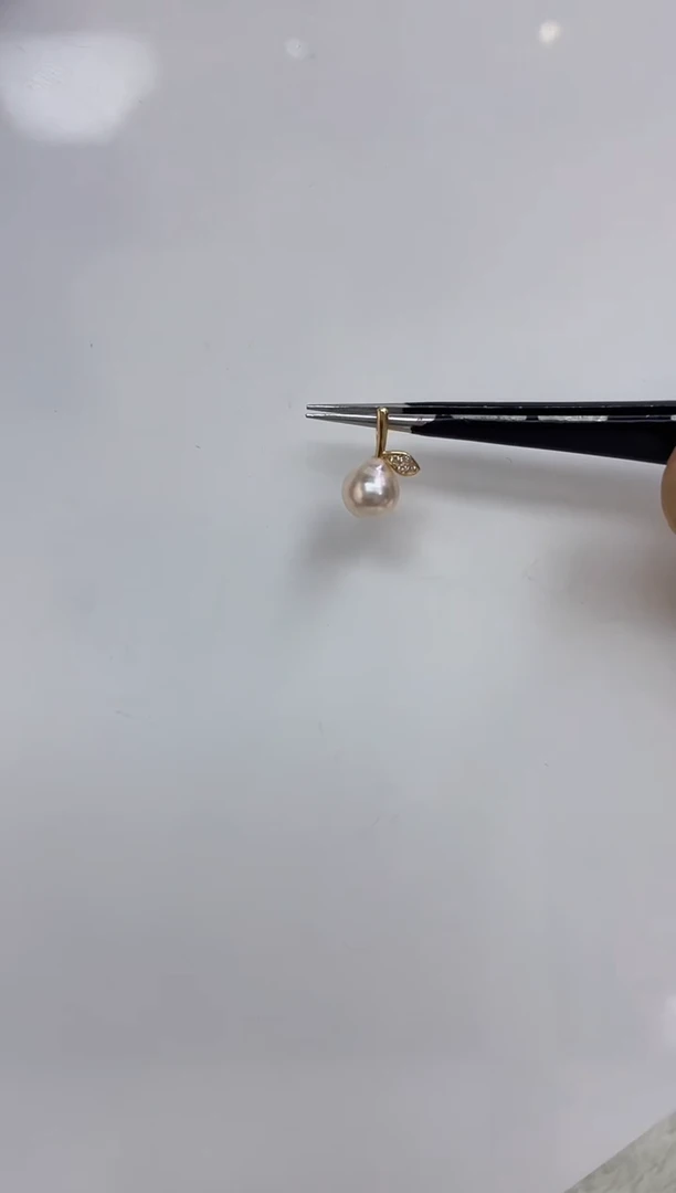 海水珍珠银S925镶嵌颈饰