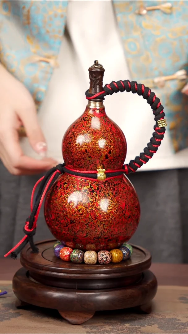 【闪购商品】156易林高端工艺大漆酒葫芦-488