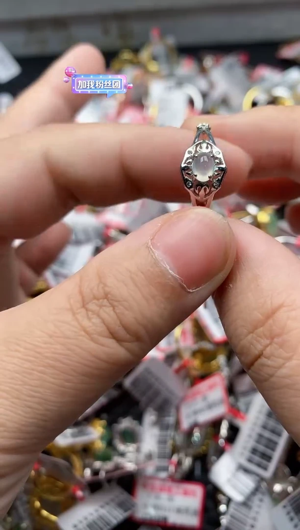 【闪购商品】翡翠戒指银S925镶嵌11111---3