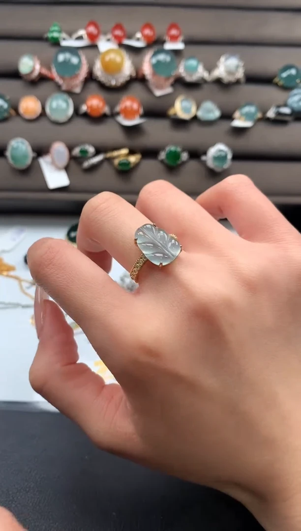 【闪购商品】翡翠戒指银S925镶嵌213213123