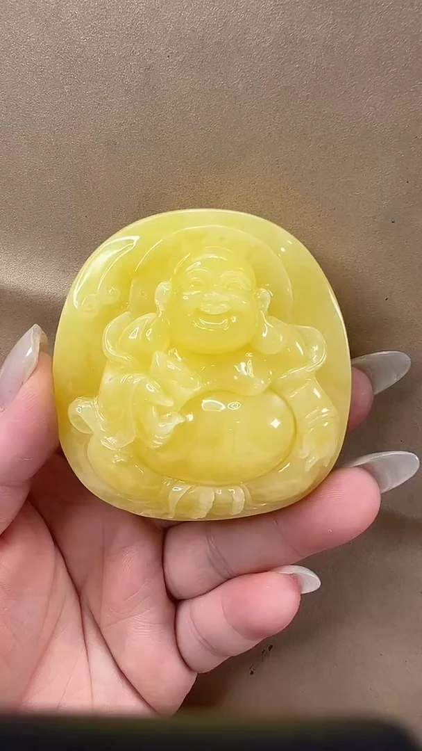 琥珀颈饰未镶嵌吊坠