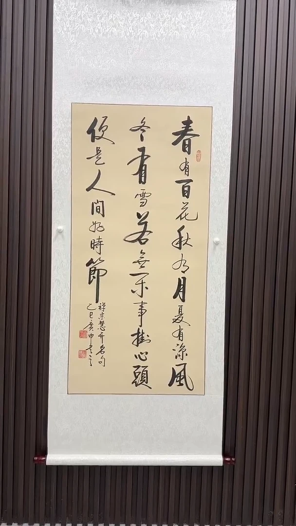 书法王广申老师书法---春有百花