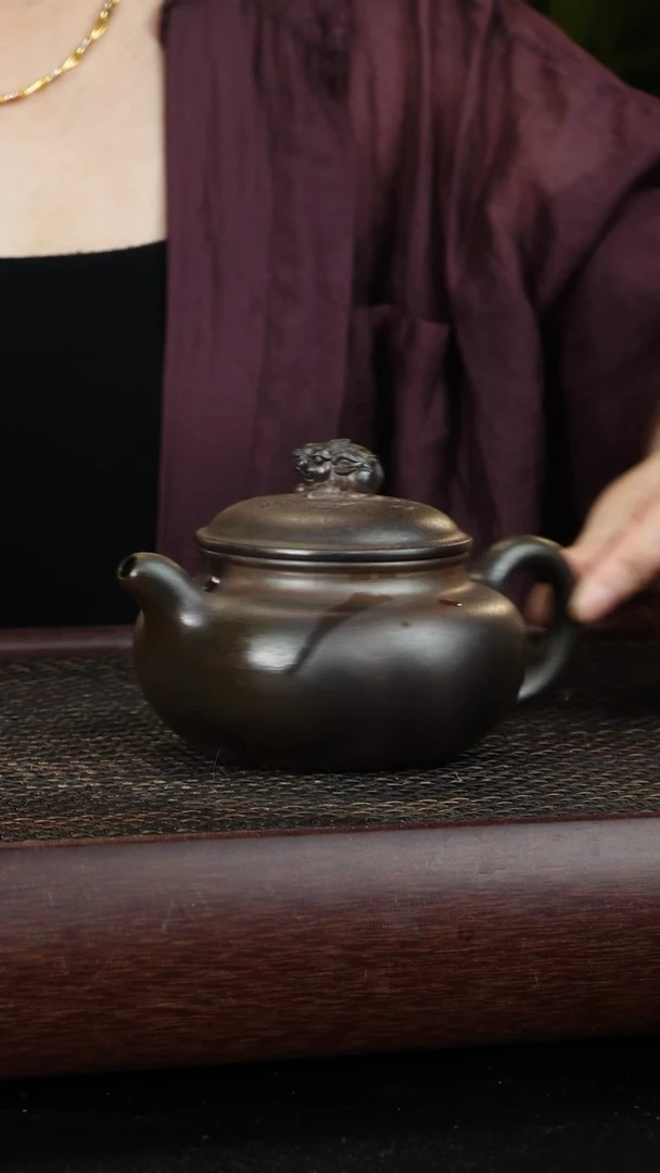 紫砂茶宠柴烧茶壶