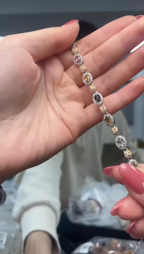 银S925镶嵌·碧玺（多样性发一件）