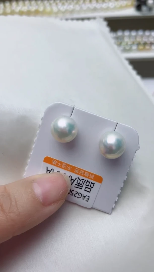 【闪购商品】淡水珍珠耳饰银S925镶嵌A20