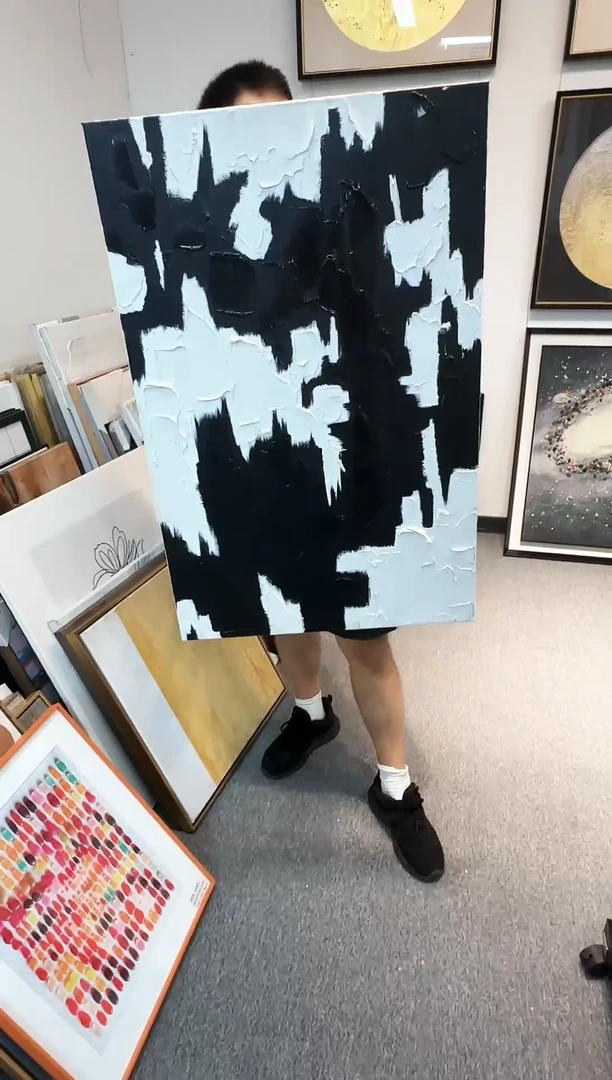 168现代艺术装饰画油画60cm*90cm