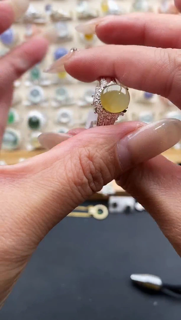 未镶嵌戒指翡翠缅甸天然A货翡翠2 3-8