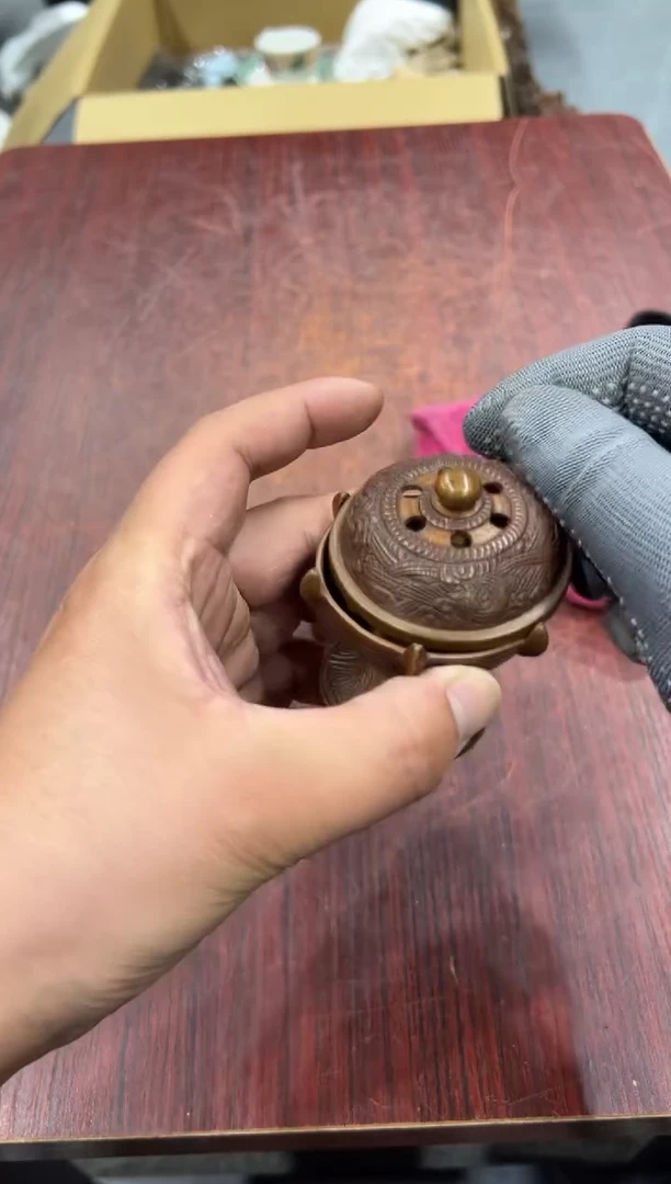 铜风*小四孤品收藏工艺品3个