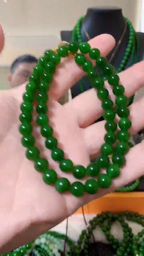 【闪购商品】和田玉（碧玉）项链未镶嵌8