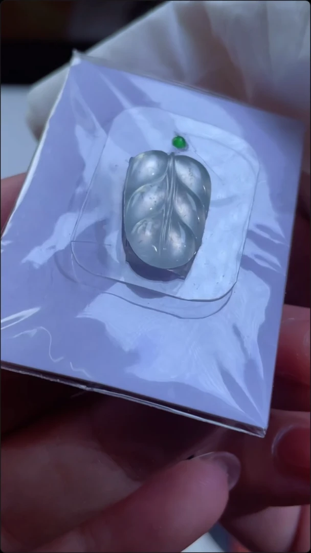 定制翡翠未镶嵌叶子