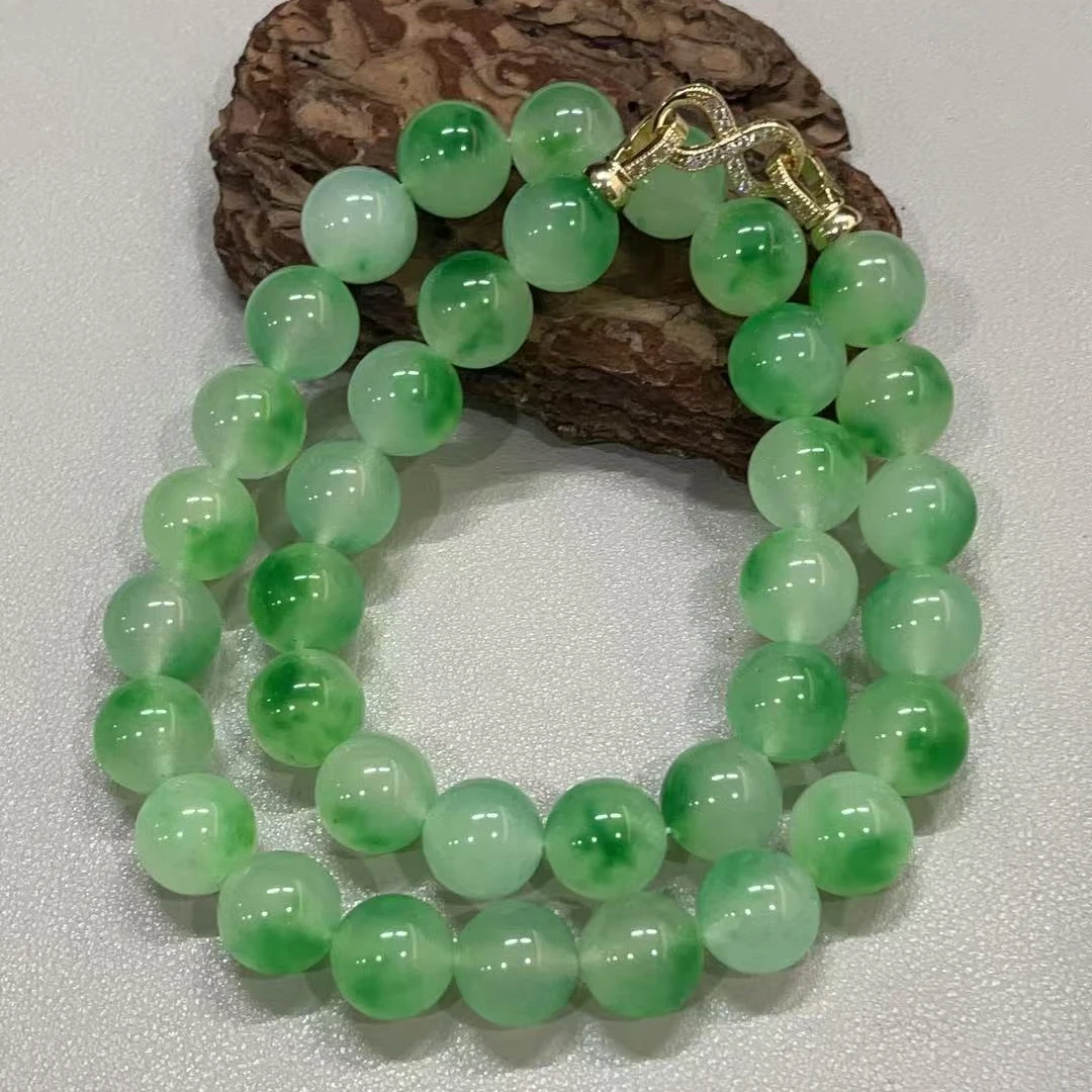 典藏品 飘绿化k14珠串项链