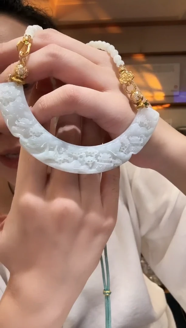 颈饰未镶嵌翡翠国风