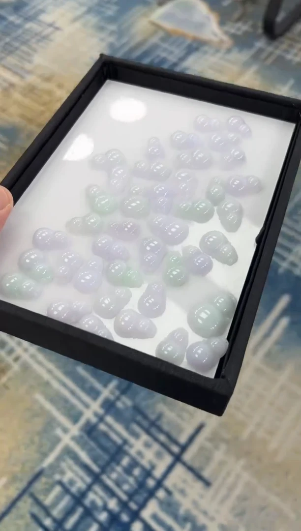 翡翠未镶嵌颈饰多样性发一件/配绳2