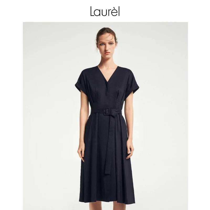 【晨粉专享】Laurel收腰连衣裙女LWL352Y04000