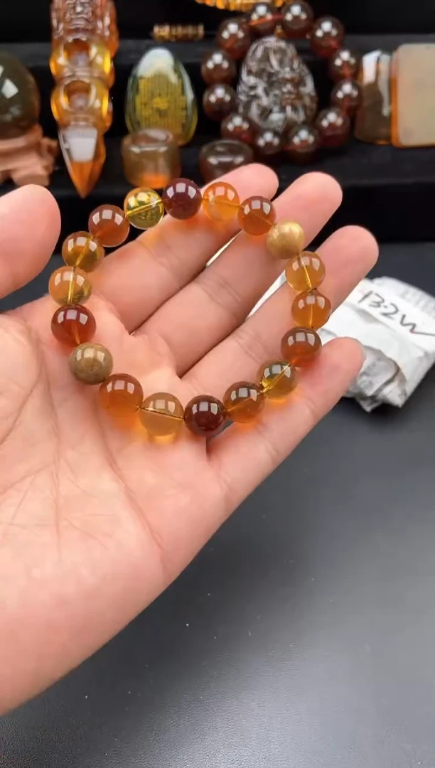 【闪购商品】琥珀手链未镶嵌多宝手串