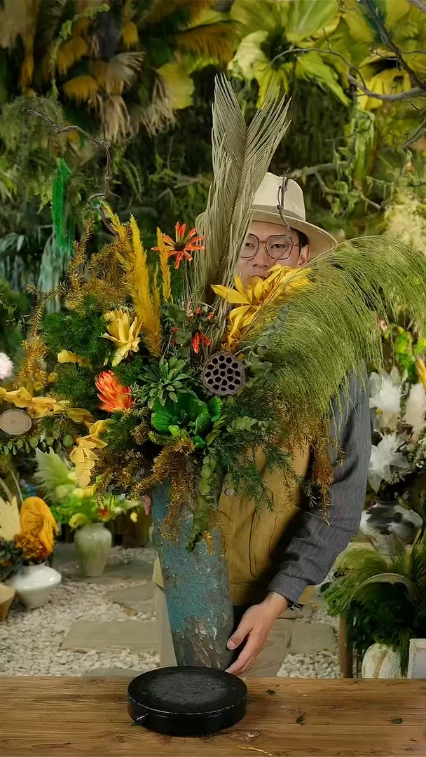 永生花一物一拍连花带瓶