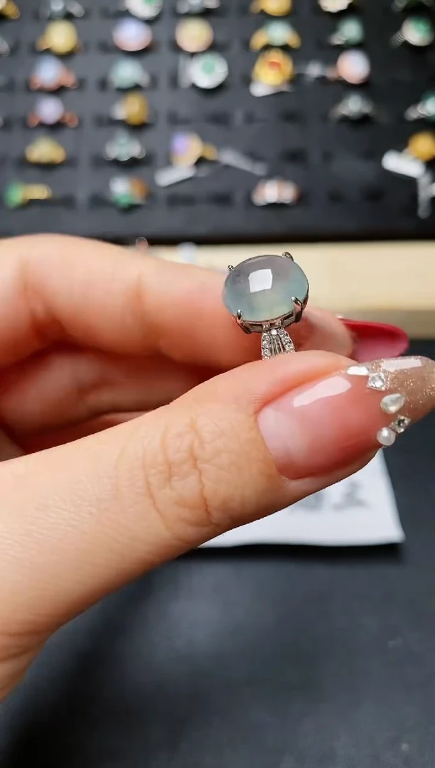 【闪购商品】翡翠戒指银S925镶嵌............
