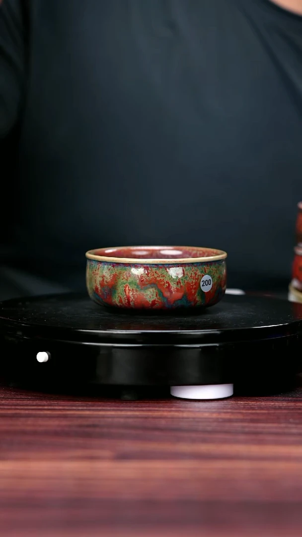 壶200#盼龙窑一级品原矿钧瓷普洱杯