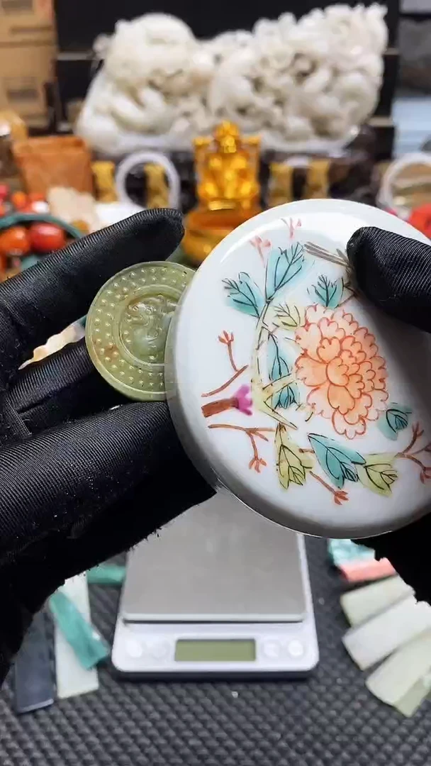 【闪购商品】瓷片瓷片瓷器 摆件1个