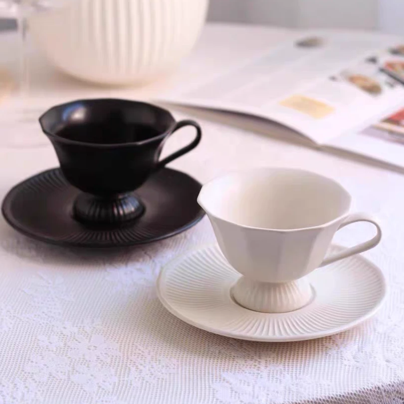 a5969陶瓷八角复古咖啡杯