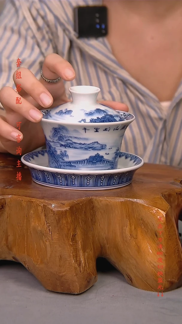 简装家用款件套 白瓷陶瓷茶具
