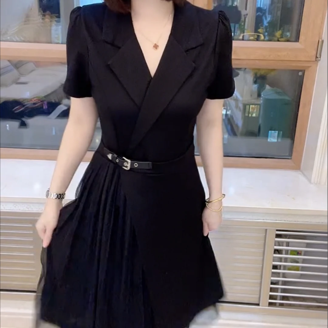 2025年夏季新款时尚百搭显瘦韩版连衣裙女y71.