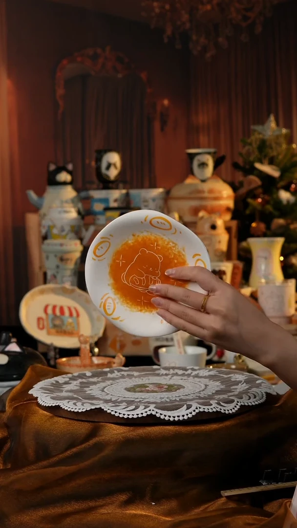 陶瓷便携款景德镇手工手绘陶瓷
