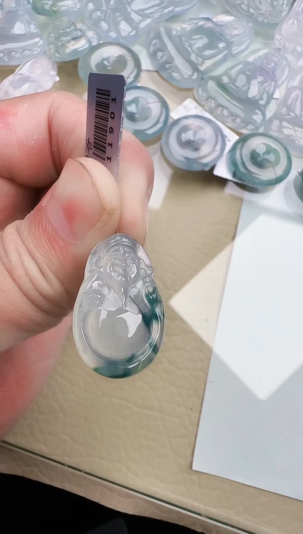 颈饰未镶嵌翡翠缅甸翡翠a货