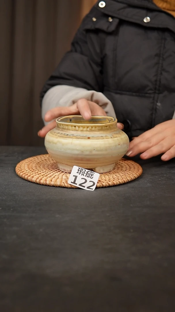 【闪购商品】瓷片122泥泥手工花盆口