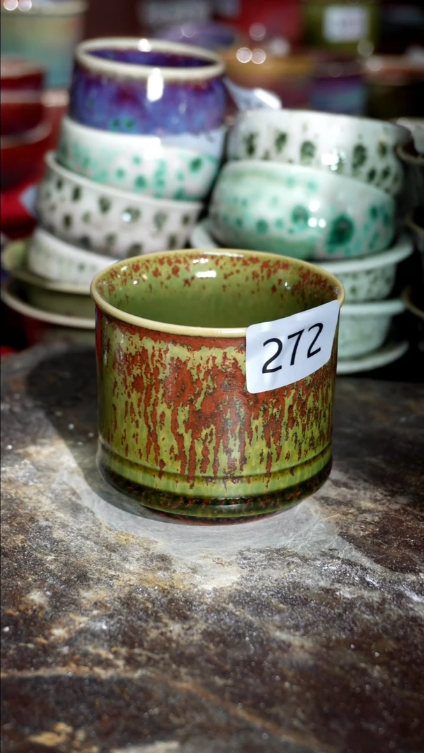 摆件精品窑变钧瓷茶器