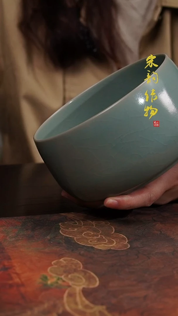 摆件微瑕清凉寺原矿釉罗汉洗