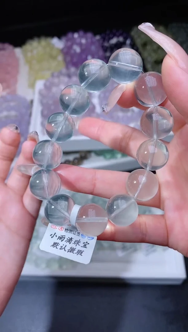 手链未镶嵌萤石722.2绿萤石手串 多样性发其一 微色差